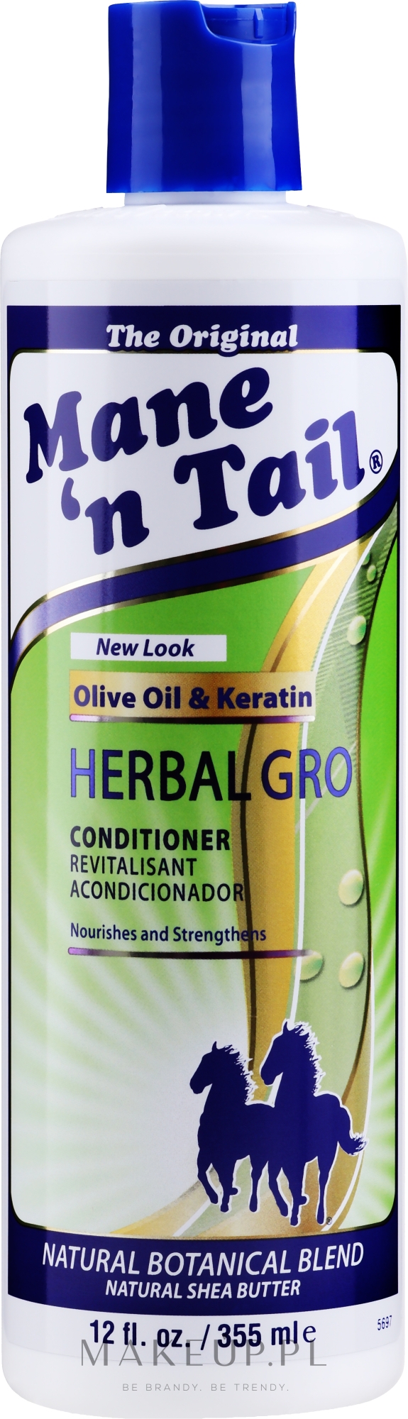 Oczyszczająca odżywka do włosów - Mane 'n Tail The Original Herbal Gro Conditioner — Zdjęcie 355 ml