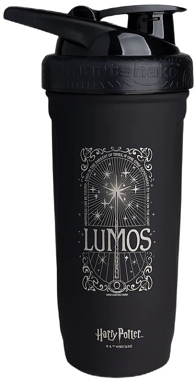 Shaker, 900 ml - SmartShake Harry Potter Collection Lumos Reforce Stainless Steel — Zdjęcie N1