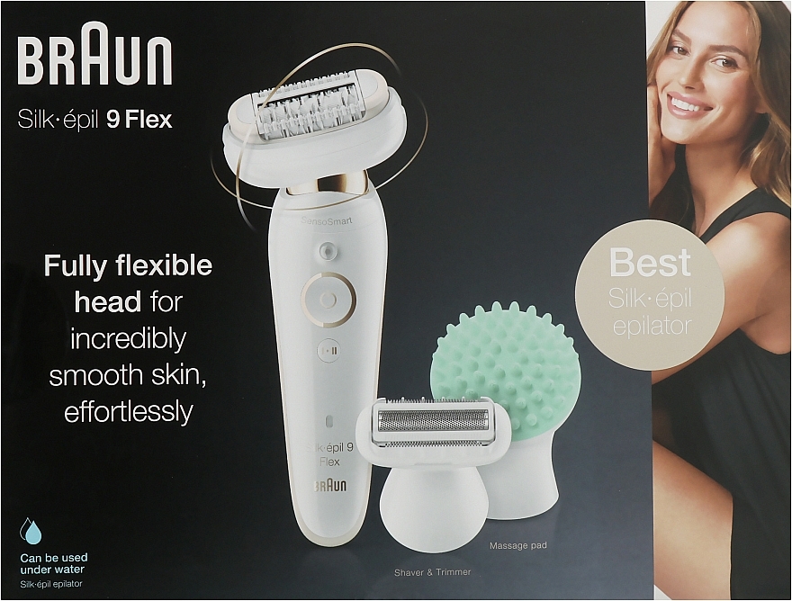 PRZECENA! Depilator - Braun Silk Epil 9 SES 9020 3D * — Zdjęcie N3