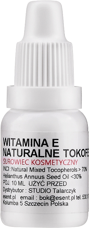 Naturalne tokoferole Witamina E - Esent — Zdjęcie N1