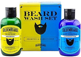 Zestaw - Golden Beards Beard Wash Set (shmp 100 ml + cond 100 ml) — Zdjęcie N2