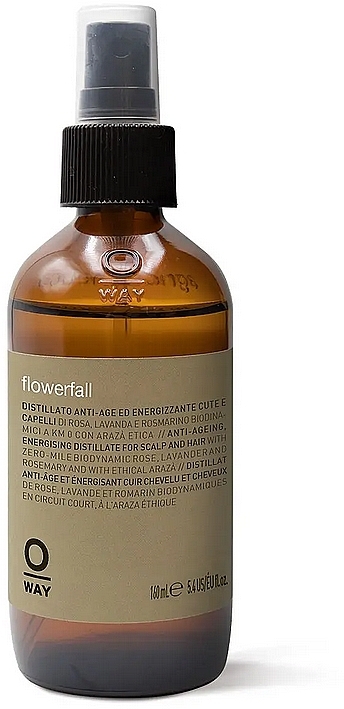 Hydrolat do włosów - Oway Flowerfall Anti-Aging Distillate For Scalp Hair — Zdjęcie N1