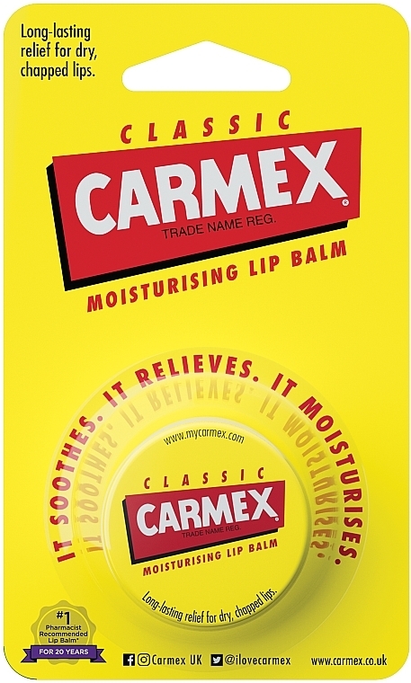 Nawilżający balsam do ust - Carmex Lip Balm Original — Zdjęcie N3