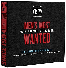 Zestaw - American Crew Men's Most Wanted (shm 250 ml + cr 50 g + spray 100 ml + balm 7,4ml) — Zdjęcie N2
