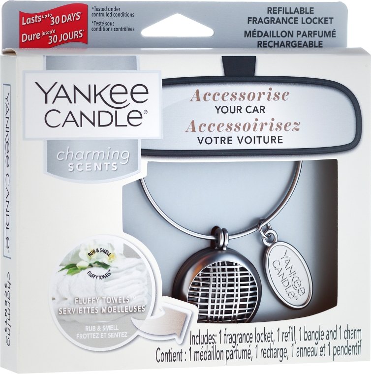 Yankee Candle Charming Scents Fluffy Towels - Zapach do samochodu