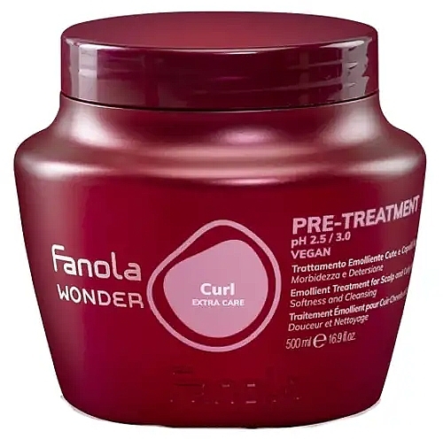 Odżywka do włosów - Fanola Wonder Curl Extra Care Pre-Treatment  — Zdjęcie N1