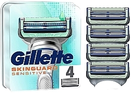Wymienne wkłady do golenia 4 szt. - Gillette SkinGuard Sensitive — Zdjęcie N3
