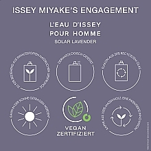 Issey Miyake L'Eau D'Issey Pour Homme Solar Lavender - Woda toaletowa — Zdjęcie N5