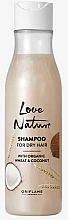 Kup Odżywczy szampon do włosów suchych z organiczną pszenicą i kokosem - Oriflame Love Nature
