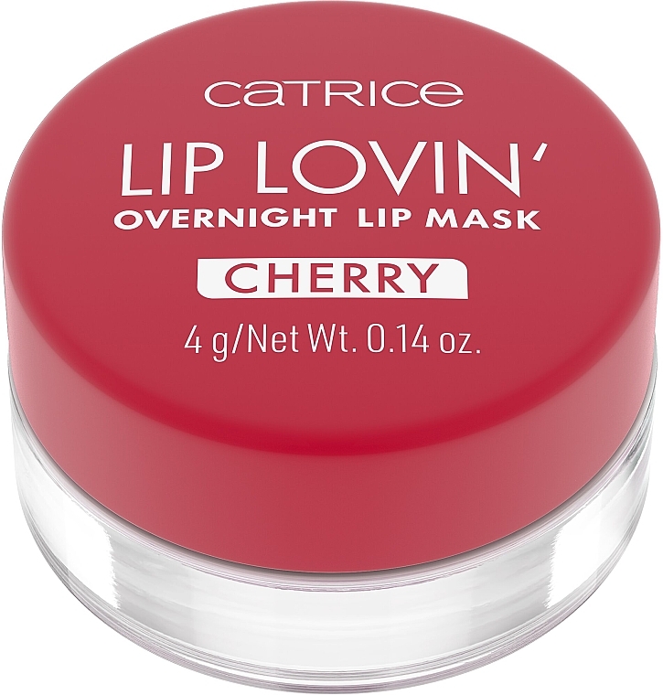 Maska do ust - Catrice Lip Lovin' Overnight Lip Mask Cherry Pop — Zdjęcie N2