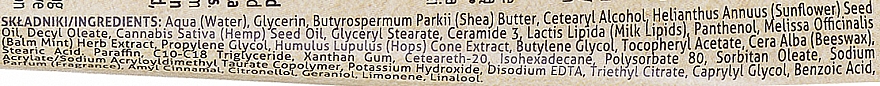 Nawilżający krem do rąk Konopie - Farmona Herbal Care Moisturising Hand Cream with Hemp Oil and Ceramides — Zdjęcie N3