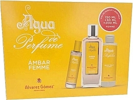 Kup Alvarez Gomez Agua de Perfume Ambar - Zestaw (edp/150ml + edp/30ml + lot/200ml)