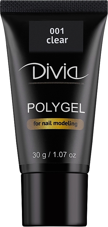 Polygel do przedłużania paznokci - Divia Polygel For Nail Modeling — Zdjęcie N1