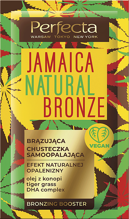 Brązująca chusteczka samoopalająca - Perfecta Jamaica Natural Bronze — Zdjęcie N1