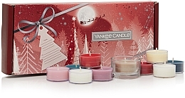 Zestaw - Yankee Candle Christmas Sets Bright Lights (candle/10pcs + candlestick/1pc) — Zdjęcie N2
