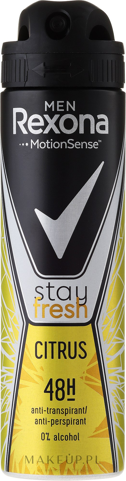 Dezodorant w sprayu dla mężczyzn - Rexona Men MotionSense Stay Fresh Citrus Deodorant Spray — Zdjęcie 150 ml