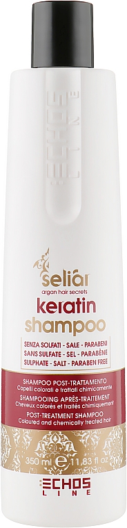 Szampon do włosów - Echosline Seliar Keratin Shampoo  — Zdjęcie N1