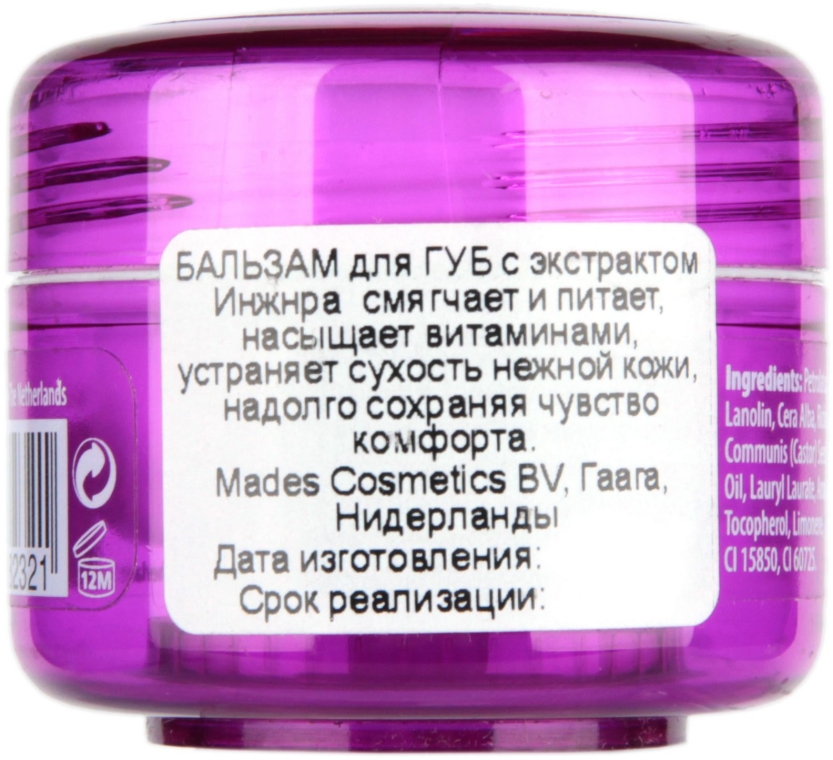 Figowy balsam do ust - Mades Cosmetics Body Resort Atlantic Figs Lip Balm — Zdjęcie N2