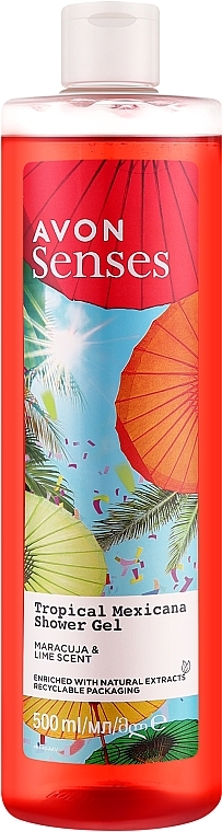 Żel pod prysznic - Avon Senses Tropical Mexicana Shower Gel — Zdjęcie N2