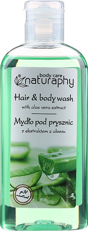 PREZENT! Mydło pod prysznic z ekstraktem z aloesu - Naturaphy Aloe Vera Hair & Body Wash — Zdjęcie N1