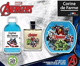 Kup Corine De Farme Avengers - Zestaw (edt/50ml + sh/gel/300ml + acc/1pc)