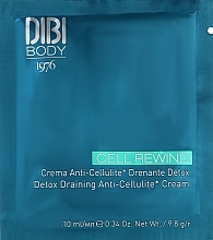 Antycellulitowy detoksykujący krem drenujący - DIBI Milano Cell Rewind Detox Draining Anti-Cellulite Cream (próbka) — Zdjęcie N1