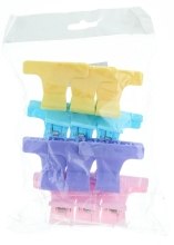 Kup Zaciski-kraby plastikowe kolorowe, 12 sztuk - Comair