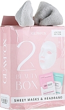 Kup PRZECENA! Zestaw - Glamfox Beauty Box (mask/2x25ml + headband/1pc) *