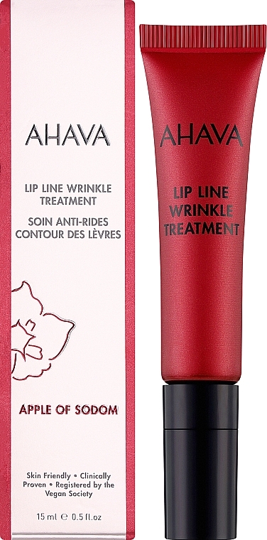 Krem przeciwzmarszczkowy do skóry wokół ust - Ahava Apple of Sodom Lip Line Wrinkle Treatment — Zdjęcie N2