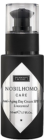 Bezzapachowy krem przeciwstarzeniowy na dzień - The Merchant Of Venice Nobil Homo Care Anti-Aging Day Cream Spf 15 — Zdjęcie N1