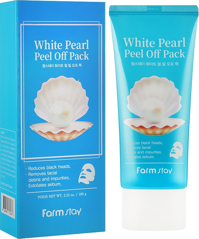 Oczyszczająca maseczka z perłami - FarmStay White Pearl Peel Off Pack — Zdjęcie N4