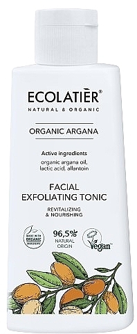 Tonik do twarzy Odbudowa i odżywienie - Ecolatier Organic Argana Revitalizing And Nourishing Facial Tonik — Zdjęcie N1