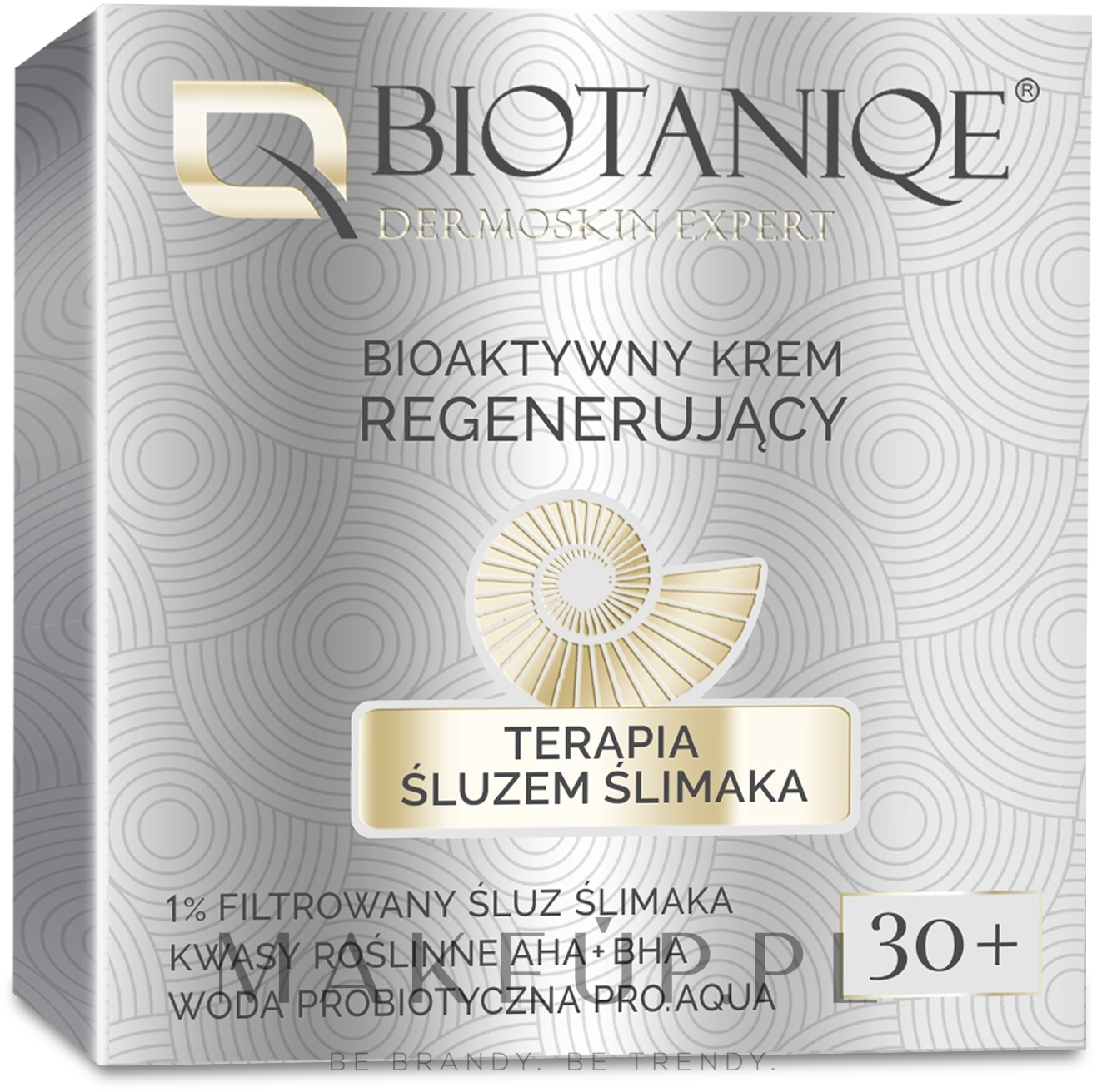 Bioaktywny krem regenerujący do twarzy 30+ - Biotaniqe Terapia śluzem ślimaka — Zdjęcie 50 ml