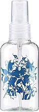 Butelka z atomizerem, 75 ml, niebieskie kwiaty - Top Choice — Zdjęcie N1
