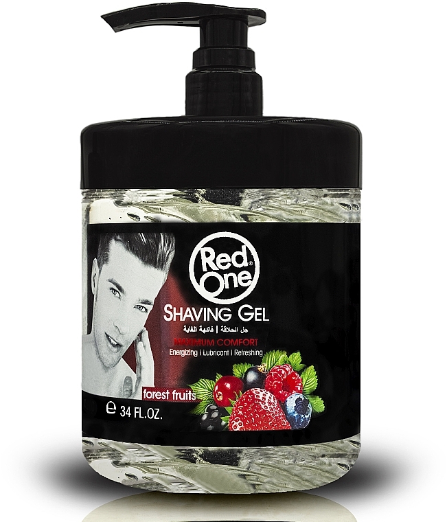Żel do golenia o zapachu owoców leśnych - RedOne Shaving Gel Forest Fruits — Zdjęcie N1