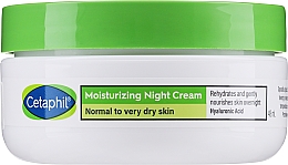 Kup Nawilżający krem na noc z kwasem hialuronowym do twarzy - Cetaphil Moisturizing Night Cream