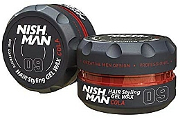 Wosk do stylizacji włosów - Nishman Hair Styling Wax 09 Cola — Zdjęcie N1