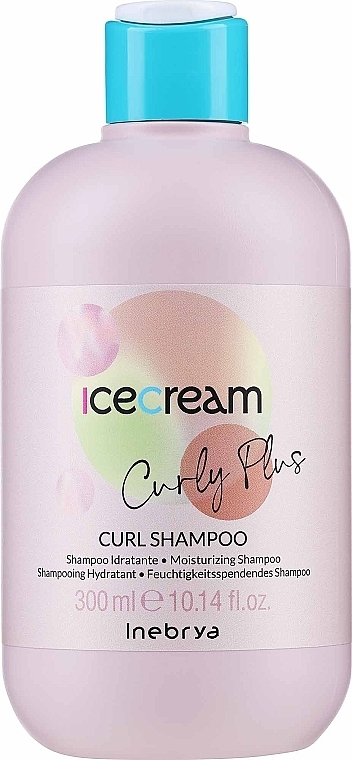 Szampon do włosów kręconych - Inebrya Ice Cream Curly Plus Curl Shampoo — Zdjęcie N1