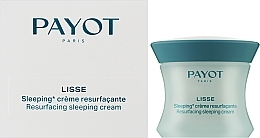 Rewitalizujący krem ​​do twarzy na noc - Payot Lisse Resurfacing Sleeping Cream — Zdjęcie N2