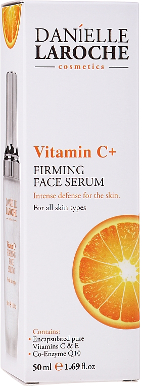 Ujędrniające serum do twarzy z witaminą C - Danielle Laroche Cosmetics Firming Face Serum Vitamin C+