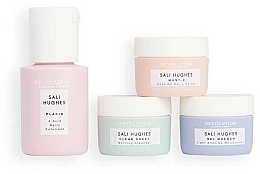 Zestaw, 5 produktów - Revolution Skincare X Sali Hughes My Essentials Mini Kit With Gel — Zdjęcie N2