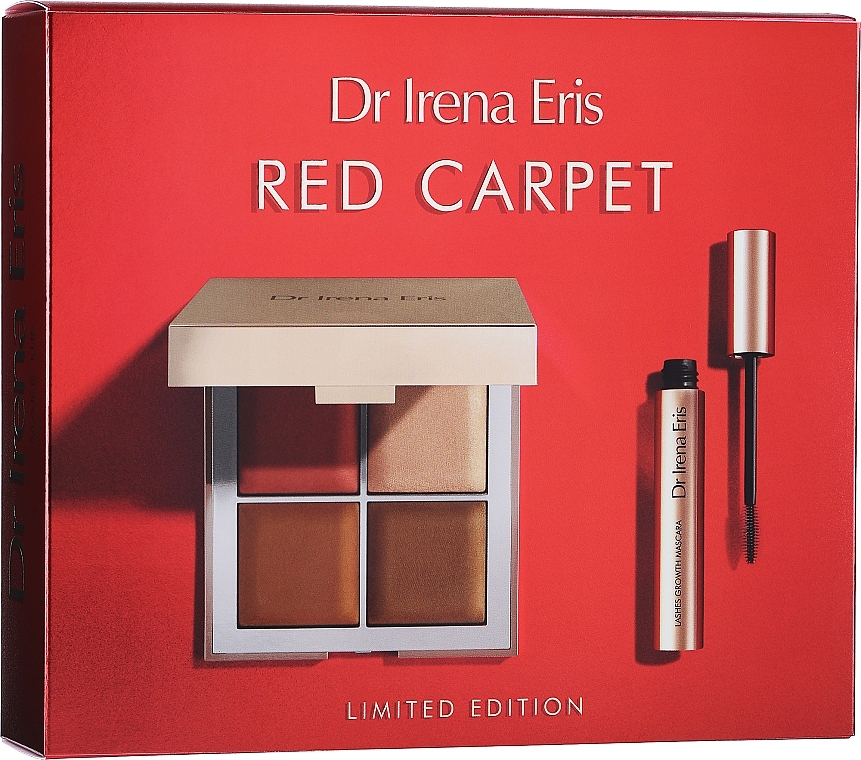 Zestaw - Dr Irena Eris Red Carpet Limited Edition Set (palette/20g + mascara/9ml)