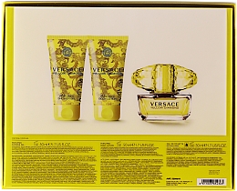 Versace Yellow Diamond - Zestaw (edt 50 ml + b/lot 50 ml + sh/gel 50 ml) — Zdjęcie N2