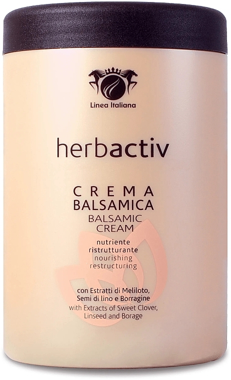 Beztłuszczowy krem do włosów - Linea Italiana Herbactiv Non Greasy Cream Rinse — Zdjęcie N2
