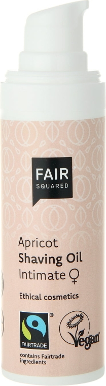 Olejek do golenia okolic intymnych dla kobiet - Fair Squared Apricot Shaving Oil — Zdjęcie N1