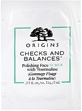 Kup Polerujący peeling do twarzy z turmalinem - Origins Checks and Balances Polishing Face Scrub (próbka)