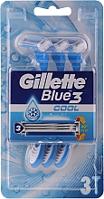 Jednorazowe maszynki do golenia (3 szt.) - Gillette Blue 3 Cool  — Zdjęcie N1
