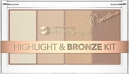 Kup PRZECENA! Hypoalergiczny zestaw rozświetlaczy i bronzera - Bell HYPOAllergenic Highlight & Bronze Kit by Marcelina *