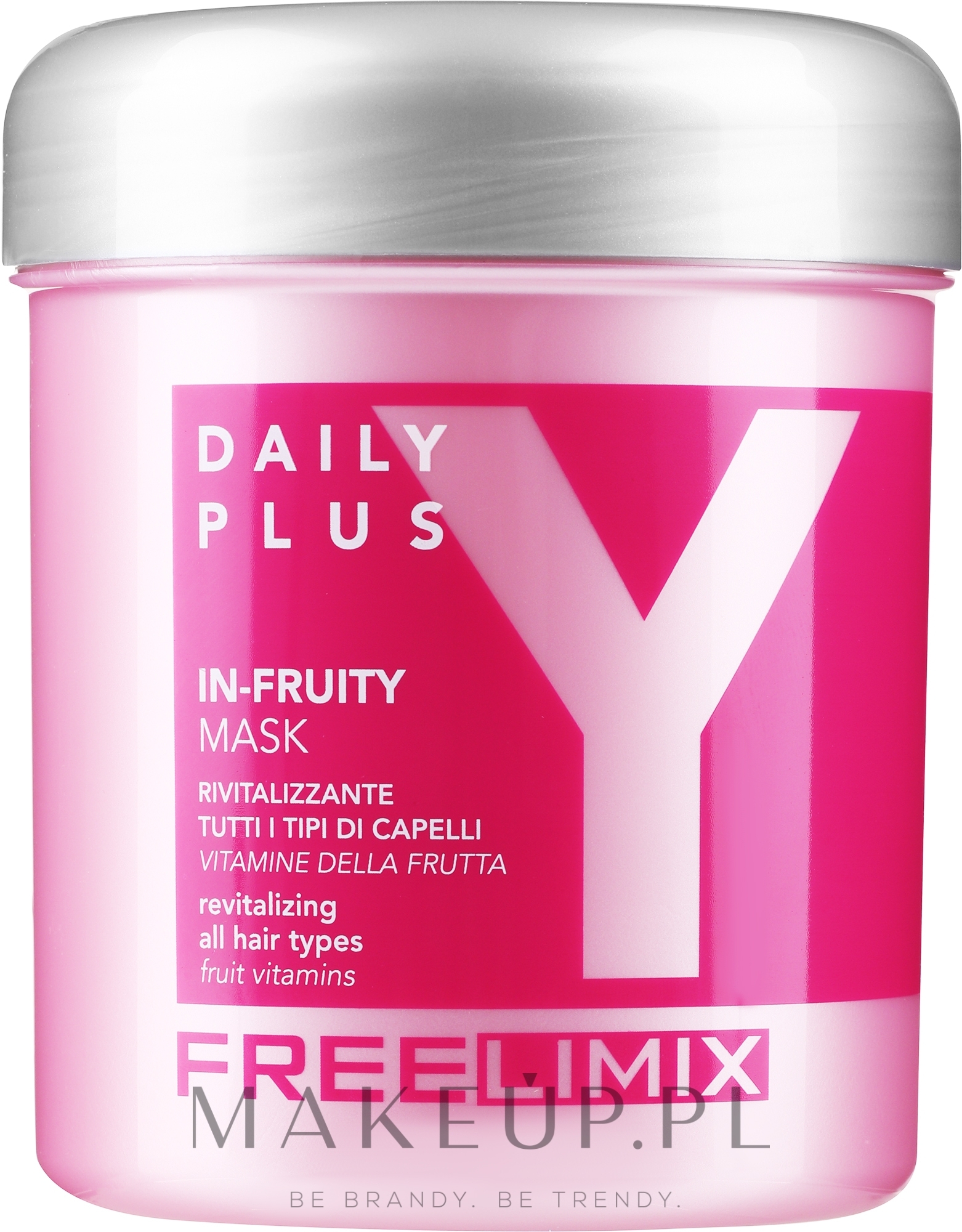 Rewitalizująca maska do włosów - Freelimix Daily Plus Mask In-Fruit Revitalizing For All Hair Types — Zdjęcie 1000 ml
