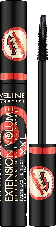 Tusz do rzęs - Eveline Cosmetics Extension Volume Professional Mascara 